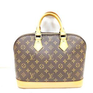 Louis Vuitton LV Hand Bag Alma Brown Monogram 750-052125